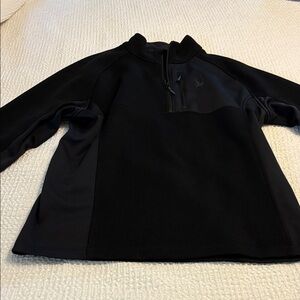 Spyder Black Fleece Pullover